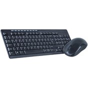 Resim Dexim KM0012 505 Kablosuz Multimedya Q Klavye Mouse Set 