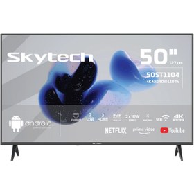 Resim Skytech 50ST1104 50 inç 127 Ekran 4K Ultra HD Android Smart LED TV Siyah 