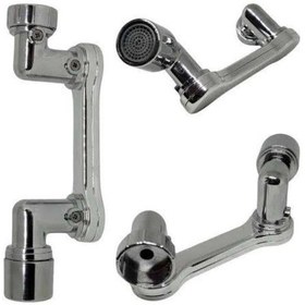 Resim Her Yere Dönebilen Tasarruflu Mutfak Musluk Başlığı Ucu Musluk Ucu Oynar Başlıklı 