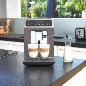 Resim Esmo Home Krups Evidence EA89 Tam Otomatik Kahve Makinesi | Espresso Sütlü ve Sütsüz Kahve Içecekleri ve Sıcak Su | Favori Kahve Kaydetme Imkânı | Dokunmatik Panel | Hızlı Demleme Ünitesi Otomatik Temizleme 
