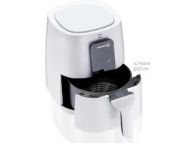 Resim Korkmaz Air Pro 4 L Tek Hazneli Airfryer – LED Ekranlı Dokunmatik Panel ve Yağsız Pişirme Teknolojili Fritöz 