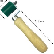 Resim Springsun Yeşil Silikon Baskı Rulü 40mm Genişlik - Su Geçirmez Membranlar İçin Isı Dayanıklı, Dürtüye Dayanıklı, Pürüzsüz Yüzeyli El Aleti 
