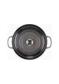 Resim Le Creuset Gourmet Profesyonel Lüks Döküm Tencere Siyah 30 Cm 