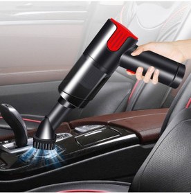 Resim Vkemall Kırmızı El Tipi Sürekli Akıllı Vakum Temizleyici - Kablosuz 9000pa Ev/araç Kullanıma Uygun Islak/kuru İki Kullanımlı Minik Taşınabilir 