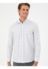 Resim Pierre Cardin Erkek Gömlek Desenli 50298170-vr051 Turuncu 