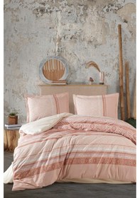 Resim Clasy Ranforce Nevresim Takımı Tek Kişilik Capella V2 Kahve Kahve 