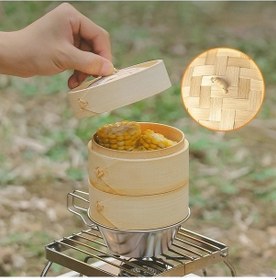 Resim Bloomnest Uyumlu Taşınabilir Sierra Pişirme Makinesi, Küçük Kaplar, Kamp İçin Buhar Pişirici, Çok Renkli Mutfak Mantı Makinesi Çok Renkli 