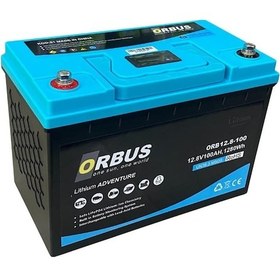 Resim Orbus 12V 100 Ah Lithium Iron Akü (Lifepo4 Battery) (330*173*222) / 546047116 
