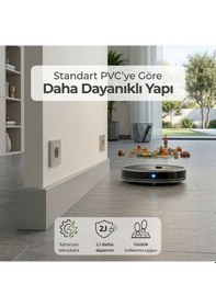 Resim Espumo Kompozit Süpürgelik 8 cm Koyu Gri | Suya Dayanıklı Parke Duvar Süpürgelik 2,40 m ESP203 