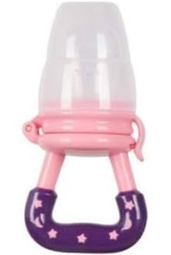 Resim SkyGOO Sevi Bebe Meyve Emziği, Silikon Diş Kaşıyıcı, Pembe-Mor 827927 