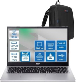 Resim Acer Aspire Go 15 Intel Core I7-13620H Ddr5 40GB 2tb SSD Freedos Intel UHD Graphics 15,6" Fhd (1920 x 1080) IPS Taşınabilir Bilgisayar NXJ6SEY001F19 + Zetta Çanta 