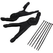 Resim Cloudstore Bmw R1200gs R1250gs Gsa 2013-2024 Siyah Çerçeve Koruyucu Dayanıklı Plastik 