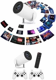 Resim Full HD 8 GB Ayaklı Çift Kollu 4K Video Oyun Konsolu Taşınabilir 