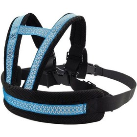 Resim Nefes Alabilen 3b Desenli Mavi Çocuk Motosikleti Emniyet Kemeri 