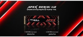 Resim Thull Apex 2tb Gen4 M2 Nvme Pcıe G4X4 7500-6500MB/S THL-M2PCIE-APXG4X4/2TB 