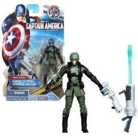 Resim Marvel's Hydra Armored Soldier Action Figure Black Gloves Movie Series 9,5 Cm 