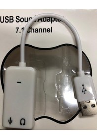 Resim Class Sek-71 Usb 7.1 Kablolu Beyaz Virtual 3D Pc Harici Ses Kartı (448401830) 