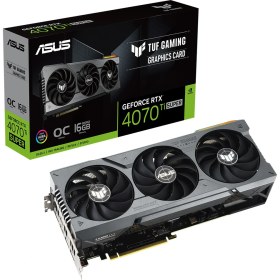 Resim Asus TUF-RTX4070TIS-O16G-GAMING NVIDIA GEFORCE RTX 4070 TI SUPER 16GB GDDR6X 256bit 2670MHz OC 2xHDMI 3xDP RGB DLSS3 EKRAN KARTI 