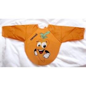 Resim MİLAYS LİFE HOME COLLECTİON 0-12 AY KOLLU ŞİRİN RENKLİ DESENLİ MAMA ÖNLÜĞÜ 