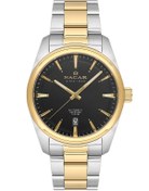 Resim Nacar SAFİR CAM KLASİK GÜMÜŞ - ALTIN ERKEK KOL SAATİ NC08-29430248-CBM 