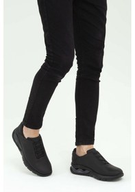 Resim Callaghan Erkek Hakiki Deri Siyah Sneakers & Spor Ayakkabı 618 45414 Erk Ayk Sk22/23 Negro Siyah 