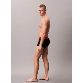 Resim Calvin Klein Siyah Erkek Boxer S Beden Desenli Paça Tipi Rahat Kullanım LV00NB44090AZ 