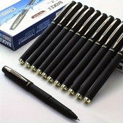Resim Set of 5 Gel Ink Rollerball Pens - Micro Point, Large Capacity Writing Pens for Office and School Supplies, Cute Stationery, Plastic Material - Assorted Point Sizes: 0.5mm, 0.7mm, 1.0mm 