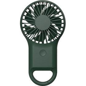 Resim YKD Store El Tipi Cep Mini Küçük Fan Taşınabilir Şarj Dış USB Fan 7 Renk Işığı (Ordu Green) 
