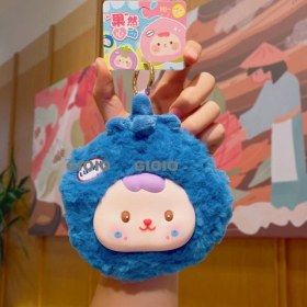 Resim Silver1 Peluş Bebek Aşk Düğmesi Çanta Kolye Sevimli Biblolar Bebek Çekicilik Küçük Kolye Anahtarlık (Yurt Dışından) 