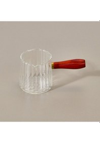 Resim Kitchen Borosilikat Cam Cezve - Şeffaf - 288 Ml Çok Renkli 