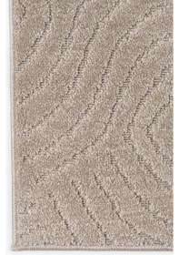 Resim Melaris Halı Wellen Yıkanabilir Kalın Yumuşak Dokuma Halı Kaymaz Taban Yolluk Antre Mutfak Halısı Bej 