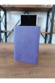 Resim EFE DERİ Deri Dikişli Araç Ruhsat Kılıfı Kabı Ruhsatlık Oto Ruhsat Koruyucu 