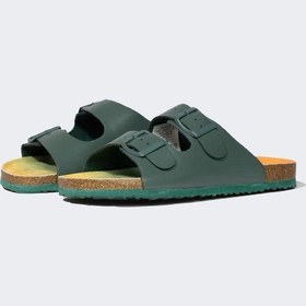 Resim DeFacto Erkek Çocuk Düz Taban Çift Bantlı Suni Deri Terlik B8773A824SMKH140 