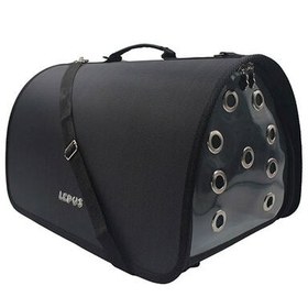 Resim Lepus Fly Bag Kedi ve Küçük Irk Köpek Taşıma Çantası - Siyah 