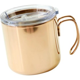 Resim Yalıtımlı Paslanmaz Çelik Çay ve Bira ve Kahve Kupası, Çocuk Kupası Gül Altın(Yurt Dışından) 