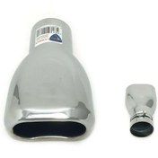 Resim Carmind Oval Yan Kesik Kromajlı Egzoz Ucu C-419d 