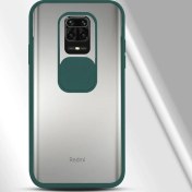 Resim Zebana Xiaomi Redmi Note 9 Pro Max Kılıf Kamera Lens Korumalı Kılıf Yeşil 