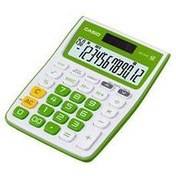 Resim Casio MJ-12VC-GN İşlem Kontrollü 12 Hane Yeşil Masa Üstü Hesap Makinesi 