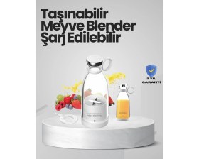 Resim Shopwe Pembe ve Beyaz Renk Seçenekli Mini Boy Meyve Sıkıcı 