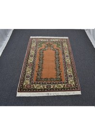 Resim Zehra Abla Halı El Dokuma Görkemli Seccade Namazlık Kayseri Bünyan Yün Halı 7087 Çok Renkli 