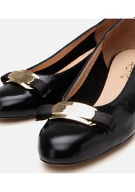 Resim Hotiç Kadın Rugan Deri Siyah Kalın Topuklu Ayakkabı 01ayh304520a100 Siyah-black Siyah 