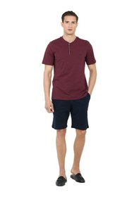 Resim D's Damat Ds Damat Patlı 4li Pijama Set Bordo 
