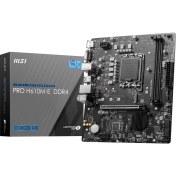 Resim Msı Pro H610M-E Ddr4 1700P Ddr4 3200(OC) HDMI VGA M.2 Usb3.2 Glan Matx 