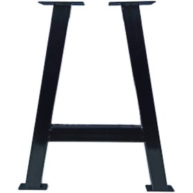 Resim Metal Sehpa Ayakları Ev Bahçe Ofis Ahşap Kütük Orta Sehpa Ayağı 