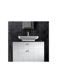 Resim Turkuaz Seramik Lal 60x42 cm Tezgah Üstü Lavabo 