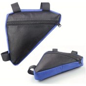 Resim Chuangyinshop Mavi Dağ Bisikleti Depolama Çantası - Dayanıklı Polyester Sırt Askılı Pratik Mavi 