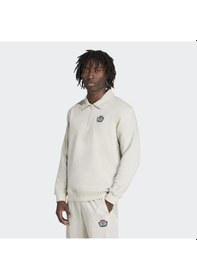 Resim Adidas Jx8172 Graphıc Half Z Erkek Sweatshirt Beyaz 