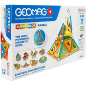 Resim Nessiworld Geomag Supercolor Panels Magnetic Intelligence Game 78 Pieces S01000379 