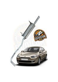 Resim Renault Fluence Reno Arka Susturucu Borulu Eksoz Arka Egzoz 2010 