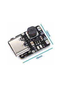Resim Tp4057 Type C Pil Şarj Deşarj Modülü Mini Powerbank Devresi 3.7v Lityum Lion 18650 Batarya 